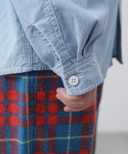 MANASTASH（マナスタッシュ）の「MANASTASH/マナスタッシュ　CARGO POCKET WORK SHIRTS/カーゴポケットワークシャツ（シャツ/ブラウス・メンズ・ホワイト系2/その他35/ブラック・S/M/L）」の14枚目の写真