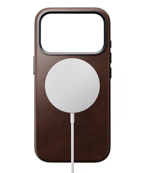 NOMAD（ノマド）の「NOMAD / Traditional Leather Case iPhone17 Pro ケース（スマホケース/カバー・レディース・ブラック/ブラウン・ONE SIZE）」の8枚目の写真