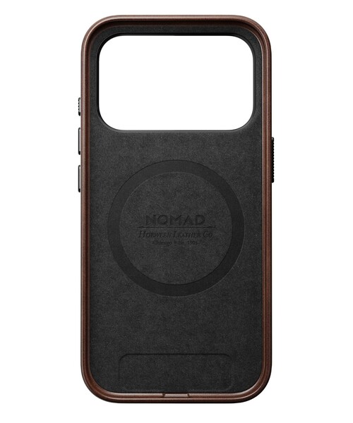 NOMAD（ノマド）の「NOMAD / Traditional Leather Case iPhone17 Pro ケース（スマホケース/カバー・レディース・ブラック/ブラウン・ONE SIZE）」の9枚目の写真