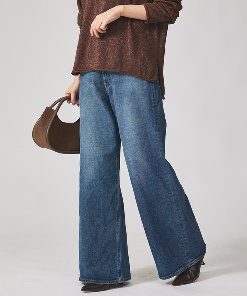 qualite（カリテ）の「【YANUK】KATE (Loose Buggy) ワイドデニム（デニムパンツ・レディース・グレー・36/34）」の21枚目の写真