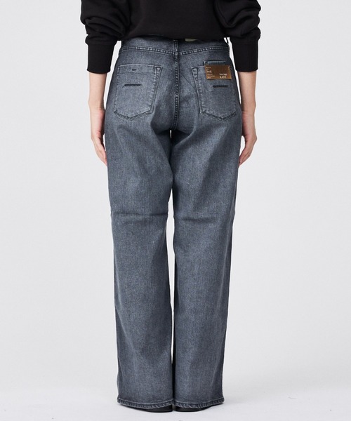 qualite（カリテ）の「【YANUK】KATE (Loose Buggy) ワイドデニム（デニムパンツ・レディース・グレー・36/34）」の6枚目の写真