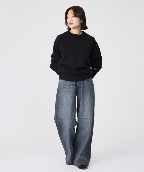 qualite（カリテ）の「【YANUK】KATE (Loose Buggy) ワイドデニム（デニムパンツ・レディース・グレー・36/34）」の3枚目の写真