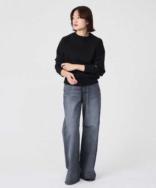 qualite（カリテ）の「【YANUK】KATE (Loose Buggy) ワイドデニム（デニムパンツ・レディース・グレー・36/34）」の13枚目の写真