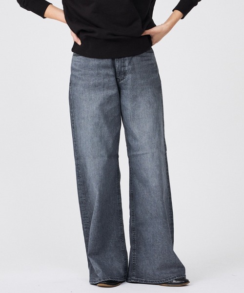 qualite（カリテ）の「【YANUK】KATE (Loose Buggy) ワイドデニム（デニムパンツ・レディース・グレー・36/34）」の14枚目の写真