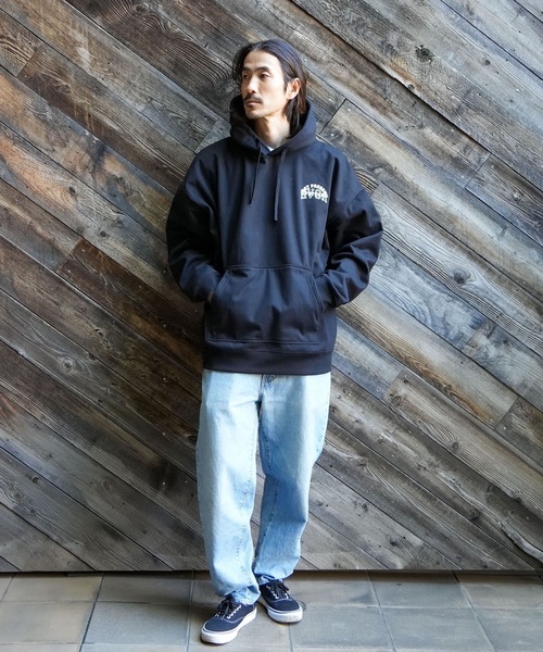 RVCA(ルーカ)の「RVCA メンズ WRWB TEST PRINT HD パーカー 【2025年秋冬モデル】/ルーカバックプリントプルオーバーパーカー(パーカー・メンズ・グレー系その他/グレー系その他2/ブラック・X-LARGE/LARGE/MEDIUM/SMALL)」の11枚目の写真
