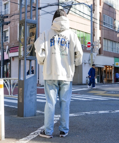 RVCA(ルーカ)の「RVCA メンズ WRWB TEST PRINT HD パーカー 【2025年秋冬モデル】/ルーカバックプリントプルオーバーパーカー(パーカー・メンズ・グレー系その他/グレー系その他2/ブラック・X-LARGE/LARGE/MEDIUM/SMALL)」の20枚目の写真