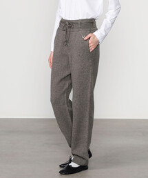 UNFIL | ラムズウール ベルテッドニットパンツ WOMEN