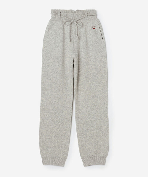UNFIL（アンフィル）の「UNFIL | ラムズウール ベルテッドニットパンツ WOMEN（その他パンツ・レディース・ライトグレー/モカ・1）」の15枚目の写真