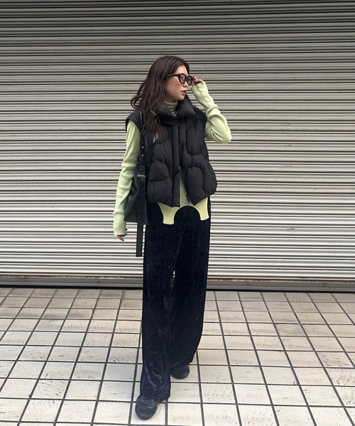 BEST TOUCH GARTER DETAIL KNIT TOP（ニット/セーター）｜Ameri