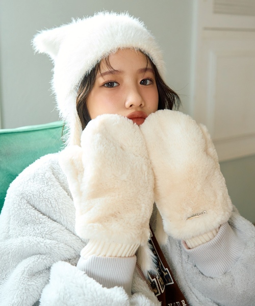 セール】フェイクファー手袋（手袋）｜LOVETOXIC（ラブトキシック）の