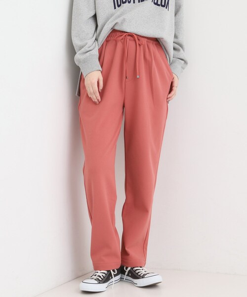 SHOO・LA・RUE(シューラルー)の「【S-LL/股上深め】裏起毛スマートイージーパンツ(その他パンツ・レディース・チャコールグレー/モスグリーン/グレー/レッド系1/ブラック・10/04/03/02/01)」の5枚目の写真