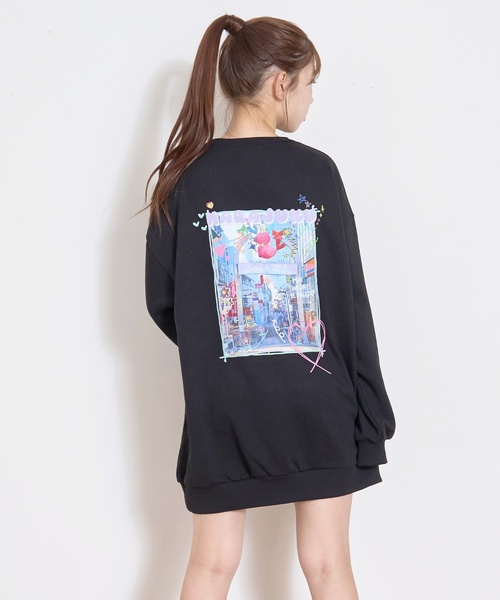 セール】フォトバックプリントプルワンピース（ワンピース