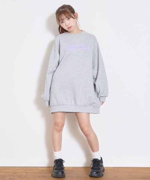 LOVETOXIC（ラブトキシック）の「フォトバックプリントプルワンピース（ワンピース・キッズ・ブラック/トップグレー/ホワイト系その他/チャコール・L:160cm/S:140cm/M:150cm/130cm）」の17枚目の写真