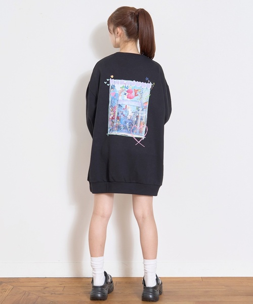 LOVETOXIC（ラブトキシック）の「フォトバックプリントプルワンピース（ワンピース・キッズ・ブラック/トップグレー/ホワイト系その他/チャコール・L:160cm/S:140cm/M:150cm/130cm）」の22枚目の写真