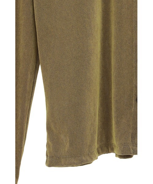 CLANE》 TULLE FLOCKY SHIRTS CLANE - チュールフロッキーシャツ | TULLE FLOCKY SHIRTS (GREEN