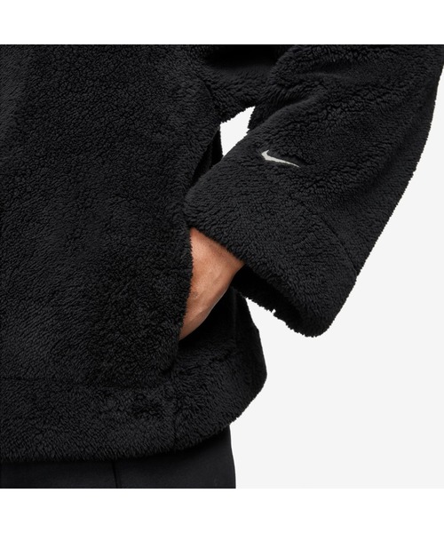NIKE(ナイキ)の「ナイキ NIKE ナイキ NSW エッセンシャル SHERPA ジャケット(ブルゾン・レディース・ブラック/オフホワイト・S/M/L)」の11枚目の写真