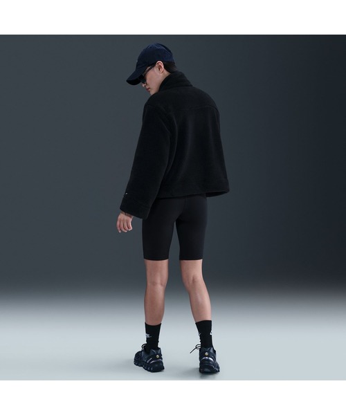 NIKE(ナイキ)の「ナイキ NIKE ナイキ NSW エッセンシャル SHERPA ジャケット(ブルゾン・レディース・ブラック/オフホワイト・S/M/L)」の13枚目の写真