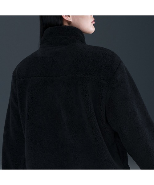 NIKE(ナイキ)の「ナイキ NIKE ナイキ NSW エッセンシャル SHERPA ジャケット(ブルゾン・レディース・ブラック/オフホワイト・S/M/L)」の15枚目の写真