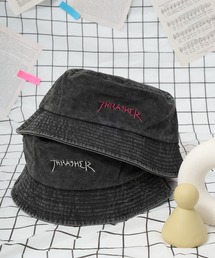 THRASHER 手描きロゴ バケットハット HAT 帽子 男女兼用
