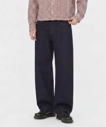 イージーワイドデニムパンツ【生地】