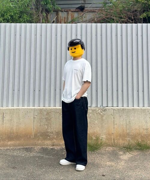 AGOD(エージーオーディー)の「イージーワイドデニムパンツ【生地】(デニムパンツ・レディース・その他・SMALL/LARGE/X-LARGE/X-SMALL/MEDIUM)」の6枚目の写真