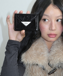 FENNEC（フェネック）の「TRIANGLE COIN POCKET WALLET   - BLACK（札入れ/マネークリップ）」