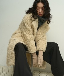 Lutim by u | Poodle boa overcoat / プードルボアオーバーコート(カバーオール)