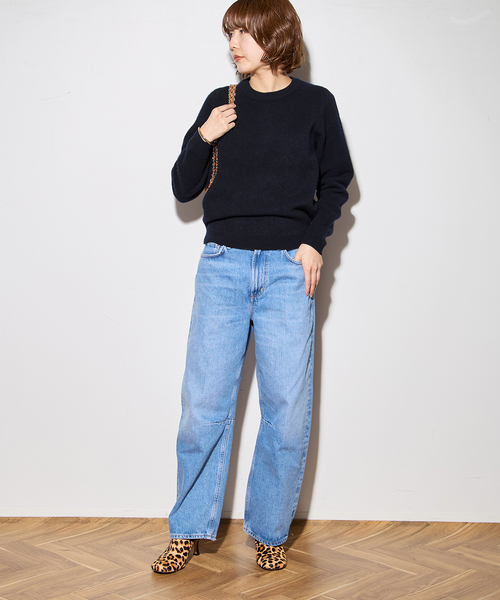 【LOWER/ローヴァー】12G Fulling Smooth Pullover：ニット