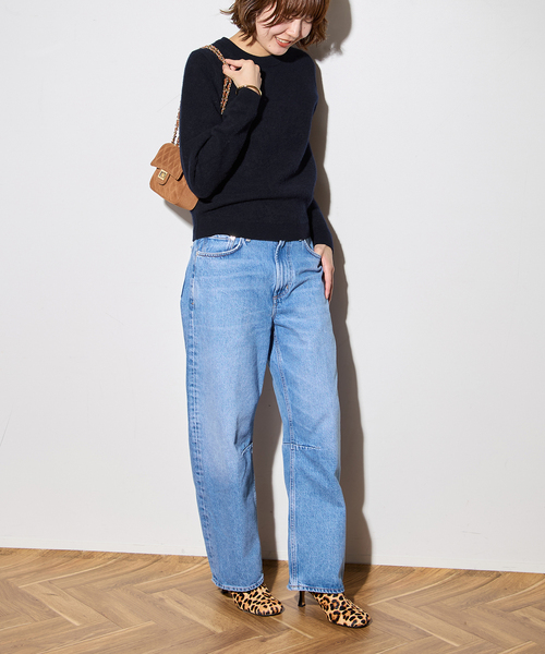 【LOWER/ローヴァー】12G Fulling Smooth Pullover：ニット