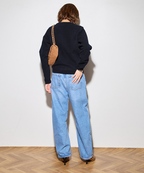 【LOWER/ローヴァー】12G Fulling Smooth Pullover：ニット