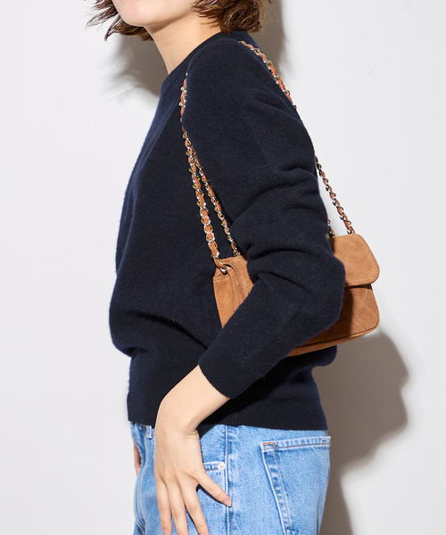 【LOWER/ローヴァー】12G Fulling Smooth Pullover：ニット