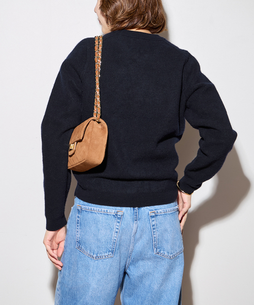 【LOWER/ローヴァー】12G Fulling Smooth Pullover：ニット