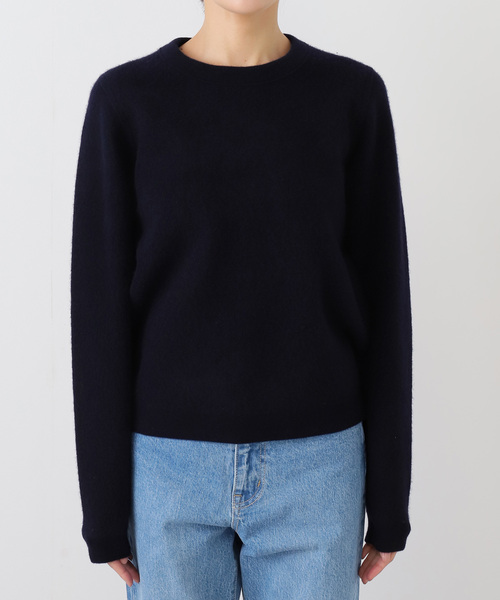 【LOWER/ローヴァー】12G Fulling Smooth Pullover：ニット