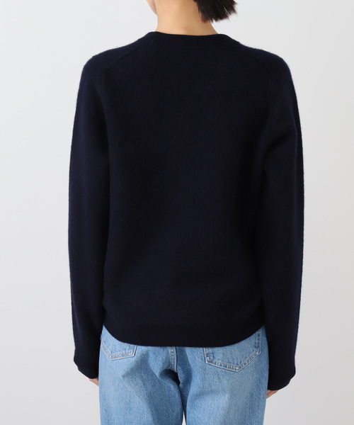 【LOWER/ローヴァー】12G Fulling Smooth Pullover：ニット