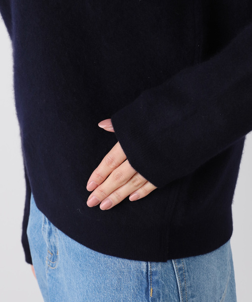 【LOWER/ローヴァー】12G Fulling Smooth Pullover：ニット