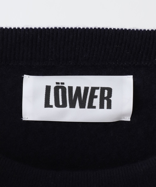 【LOWER/ローヴァー】12G Fulling Smooth Pullover：ニット