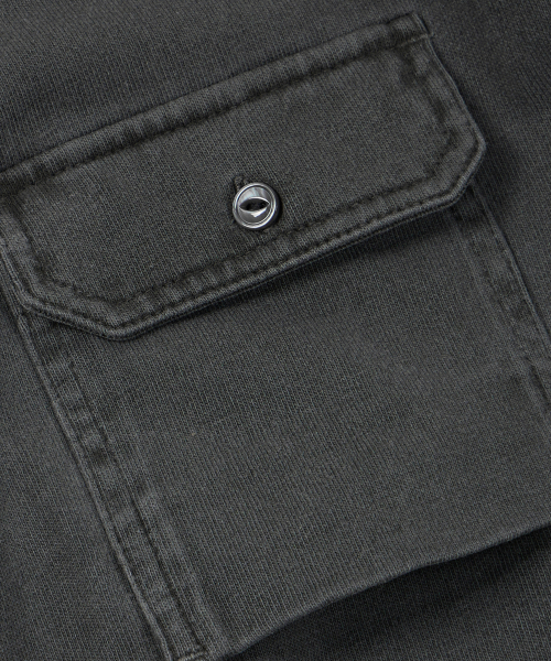 FRIZMWORKS(フリズムワークス)の「CIGARETTE POCKET PIGMENT DYEING TEE _ CHARCOAL(Tシャツ/カットソー・メンズ・その他・SMALL/MEDIUM/LARGE)」の4枚目の写真