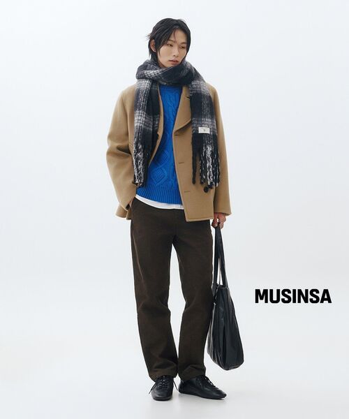 MUSINSA STANDARD（ムシンサスタンダード）の「レギュラーフィットコーデュロイパンツ【ダスティカーキ】（その他パンツ・メンズ・その他・38/36/34/32/30/31/33/26/27/28/29）」の8枚目の写真