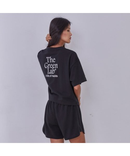 THE GREEN LAB（ザグリーンラボ）の「エッセンシャルクロップ半袖Tシャツ[ブラック]（Tシャツ/カットソー・レディース・その他・FREE）」の2枚目の写真
