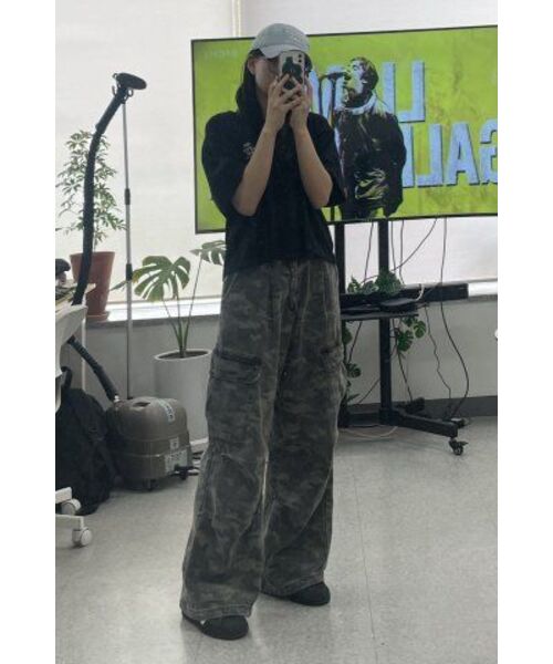 THE GREEN LAB（ザグリーンラボ）の「エッセンシャルクロップ半袖Tシャツ[ブラック]（Tシャツ/カットソー・レディース・その他・FREE）」の12枚目の写真