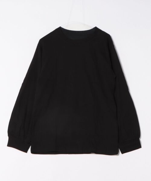 MARAI(マーライ)の「プチハイネックカットソー(Tシャツ/カットソー・レディース・グレイッシュベージュ/ブラック/モカ/杢グレー/オフホワイト・4L/LL/M/L/3L)」の13枚目の写真