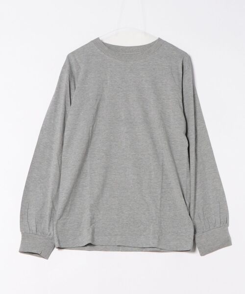 MARAI(マーライ)の「プチハイネックカットソー(Tシャツ/カットソー・レディース・グレイッシュベージュ/ブラック/モカ/杢グレー/オフホワイト・4L/LL/M/L/3L)」の14枚目の写真