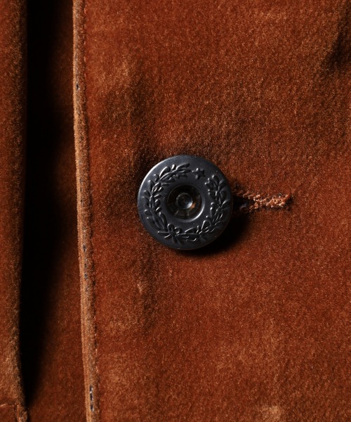 many men many mind(メニーメンメニーマインド)の「MANYMENMANYMINDS フロッキー加工デニム/PUコーティング加工デニム/トラッカーJKT(デニムジャケット・メンズ・ブラック系1/ブラウン系/ブラック系2・M/L)」の9枚目の写真