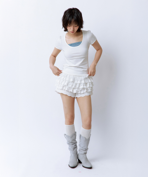 ROUGHNECK（ラフネック）の「ティリーバックオープントップホワイト（Tシャツ/カットソー・レディース・その他・SMALL/MEDIUM）」の9枚目の写真