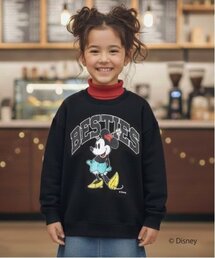 GLAZOS | 【SKIT0LY】【DISNEY】裏起毛 ・＜ミッキーマウス＆ミニーマウス＞ プリントトレーナー(スウェット)