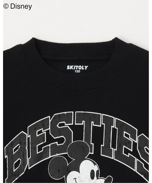 GLAZOS（グラソス）の「【SKIT0LY】【DISNEY】裏起毛 ・＜ミッキーマウス＆ミニーマウス＞ プリントトレーナー（スウェット・キッズ・ライトブルー/レッド・100cm/110cm/120cm/130cm/140cm）」の12枚目の写真