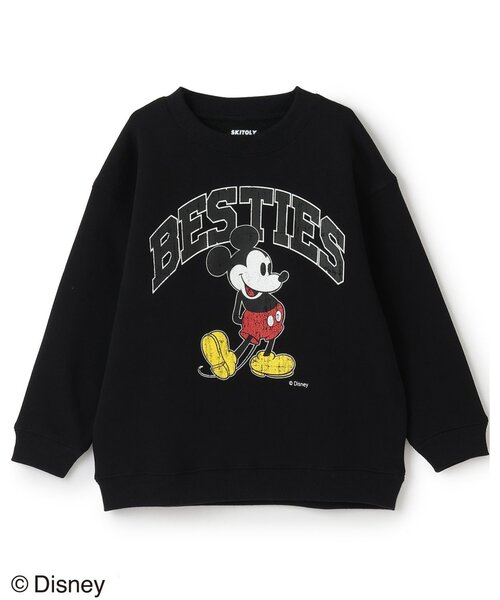 GLAZOS（グラソス）の「【SKIT0LY】【DISNEY】裏起毛 ・＜ミッキーマウス＆ミニーマウス＞ プリントトレーナー（スウェット・キッズ・ライトブルー/レッド・100cm/110cm/120cm/130cm/140cm）」の8枚目の写真