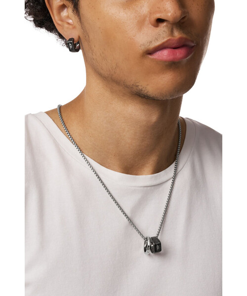 DIESEL（ディーゼル）の「ユニセックス ネックレス&ピアス DX1654