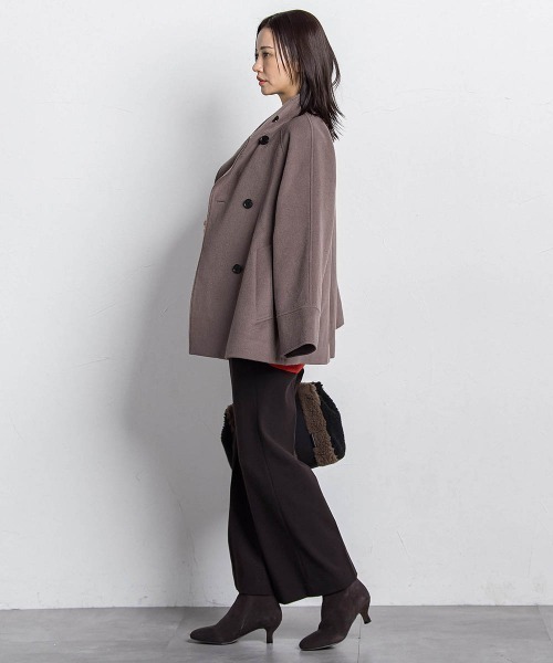 LAUTREAMONT（ロートレアモン）の「プレミアムウールカシミヤショートコート（その他アウター・レディース・キャメル/ブラック/ベージュ・7号/9号）」の20枚目の写真