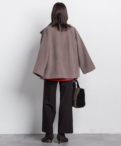 LAUTREAMONT（ロートレアモン）の「プレミアムウールカシミヤショートコート（その他アウター・レディース・キャメル/ブラック/ベージュ・7号/9号）」の21枚目の写真